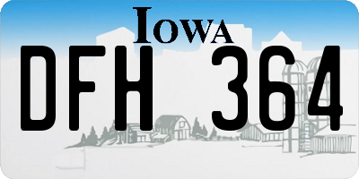 IA license plate DFH364