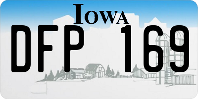 IA license plate DFP169