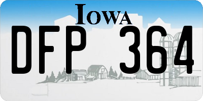 IA license plate DFP364