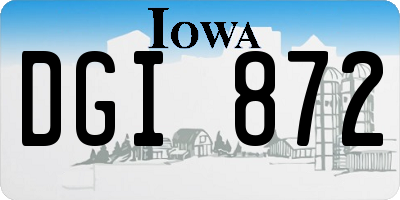 IA license plate DGI872