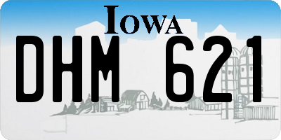 IA license plate DHM621