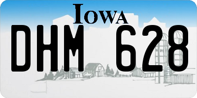 IA license plate DHM628