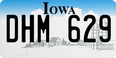 IA license plate DHM629