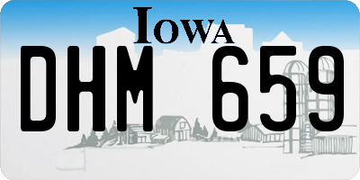 IA license plate DHM659