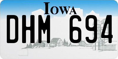 IA license plate DHM694