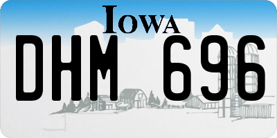 IA license plate DHM696