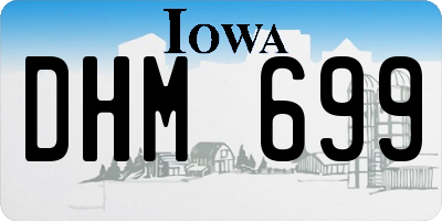 IA license plate DHM699