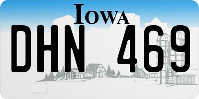 IA license plate DHN469