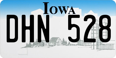 IA license plate DHN528