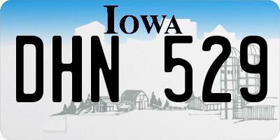 IA license plate DHN529