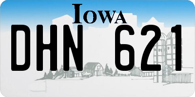 IA license plate DHN621