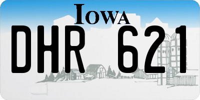 IA license plate DHR621