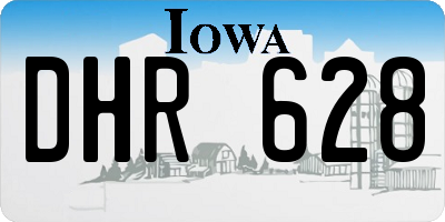 IA license plate DHR628