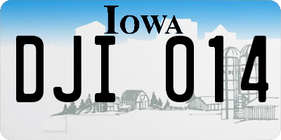 IA license plate DJI014