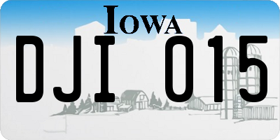 IA license plate DJI015
