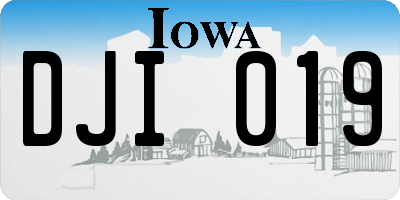 IA license plate DJI019