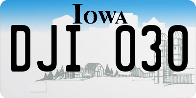IA license plate DJI030