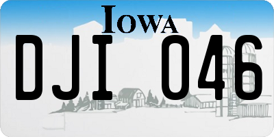 IA license plate DJI046