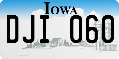 IA license plate DJI060