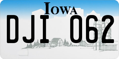 IA license plate DJI062