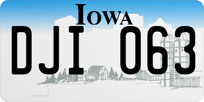 IA license plate DJI063