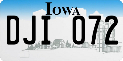 IA license plate DJI072