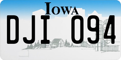 IA license plate DJI094