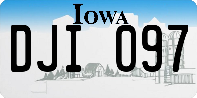 IA license plate DJI097