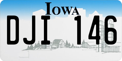 IA license plate DJI146