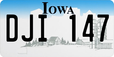IA license plate DJI147