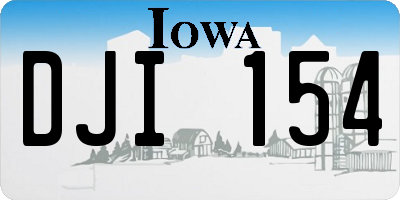 IA license plate DJI154