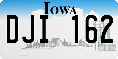 IA license plate DJI162