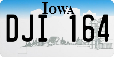 IA license plate DJI164