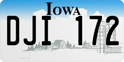 IA license plate DJI172