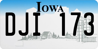IA license plate DJI173