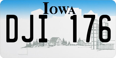 IA license plate DJI176