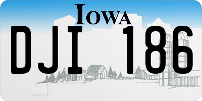 IA license plate DJI186