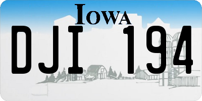 IA license plate DJI194