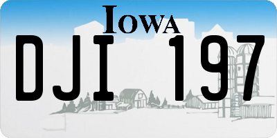 IA license plate DJI197
