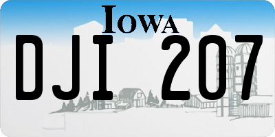 IA license plate DJI207