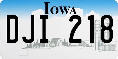 IA license plate DJI218