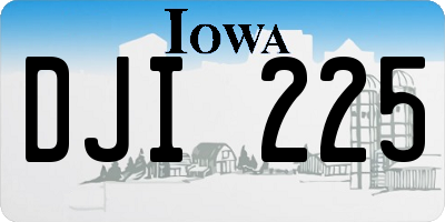 IA license plate DJI225