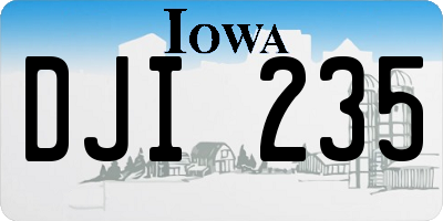 IA license plate DJI235