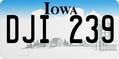 IA license plate DJI239