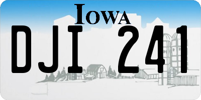 IA license plate DJI241