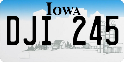 IA license plate DJI245