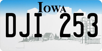 IA license plate DJI253