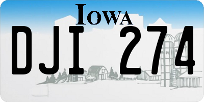 IA license plate DJI274
