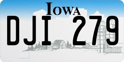 IA license plate DJI279