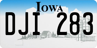 IA license plate DJI283